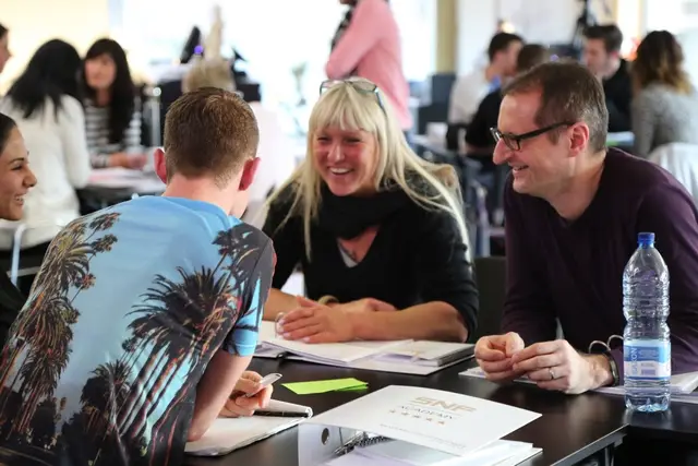 Gruppenarbeit im Workshop mit Birol Isik