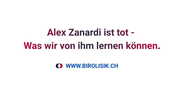 Alex Zanardi ist tot - Was wir von ihm lernen können